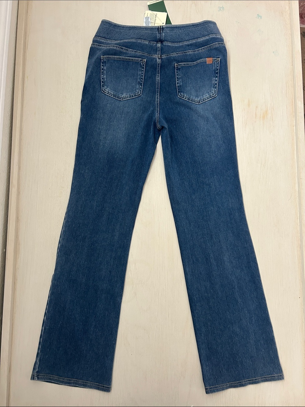 HALARA Dark Blue Straight-Leg Jeans with High Waist - Picture 4 of 7
